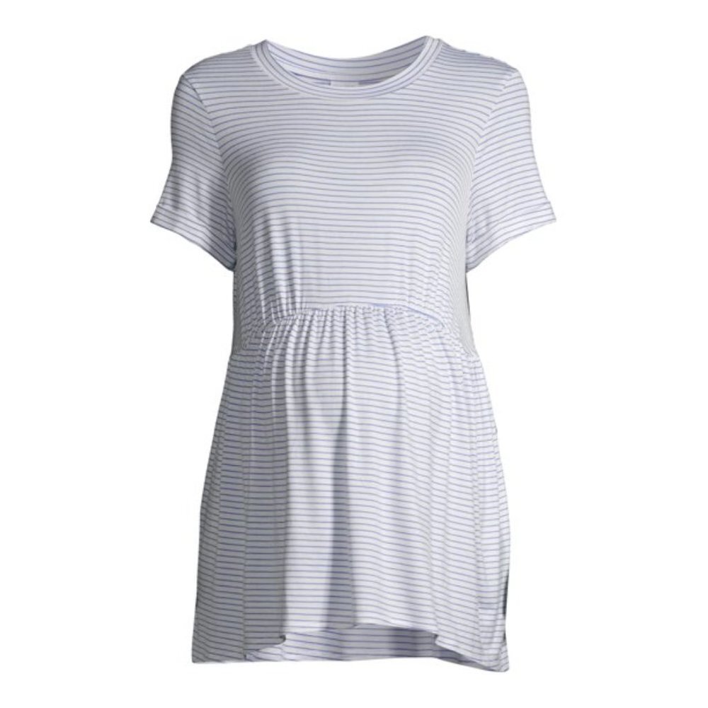 Time and Tru Maternity Babydoll Short Sleeve T-Shirt Size S - Picture 5 of 6